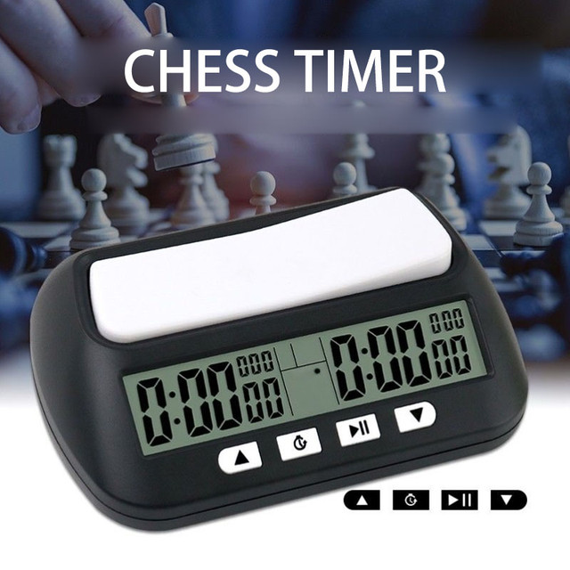 Relógio de xadrez digital I-GO jogo de tabuleiro de competição contagem  para baixo alarme temporizador internacional xadrez tabela jogos relógio -  AliExpress
